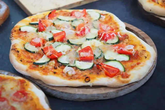 L’Ortolana : courgettes et poivrons rôtis — Agrandir