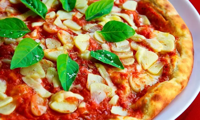 La Marinara, ail et basilic, sans fromage — Agrandir