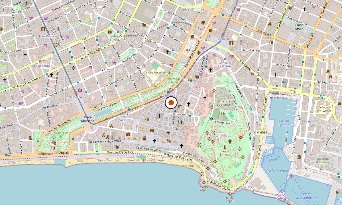 Plan — Fumarola, 7, rue des Fourniers, Nice
